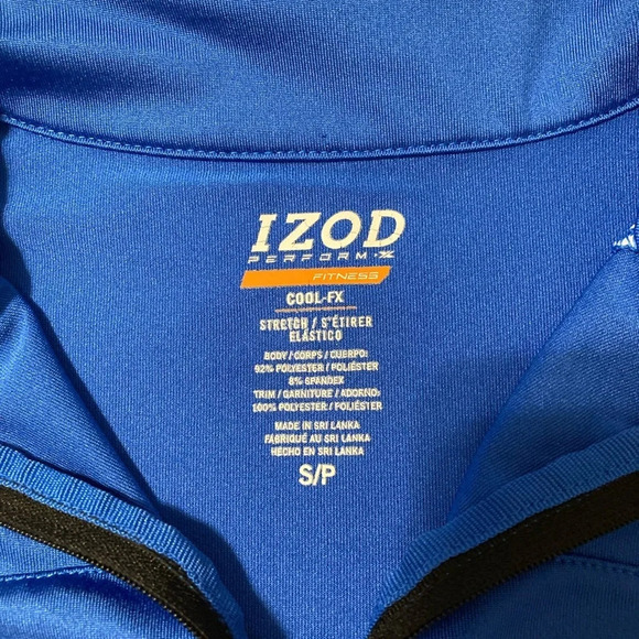 Izod PerformX Cool-fx Long Sleeve Quarter Zip S - Picture 2 of 15